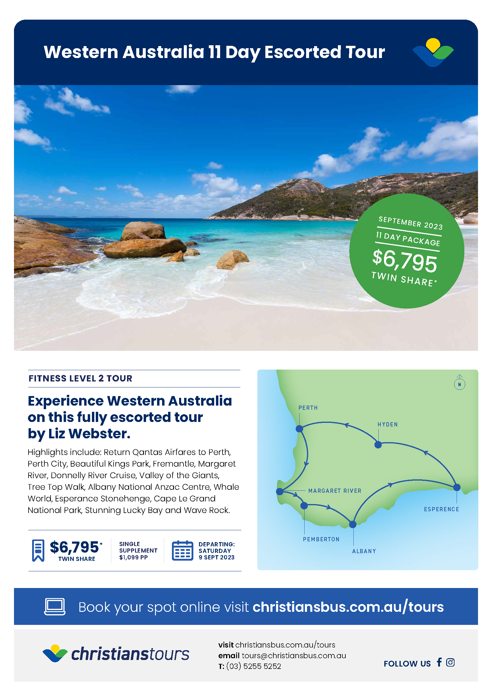 Western Australia - 11 Day Escorted Tour