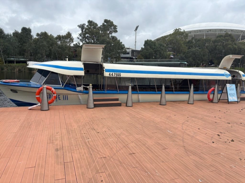 Adelaide's iconic Popeye boat